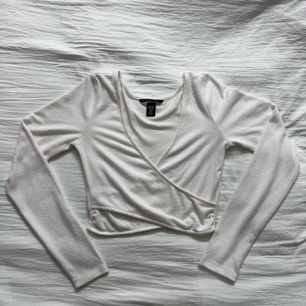 Victoria's Secret White Crop Top